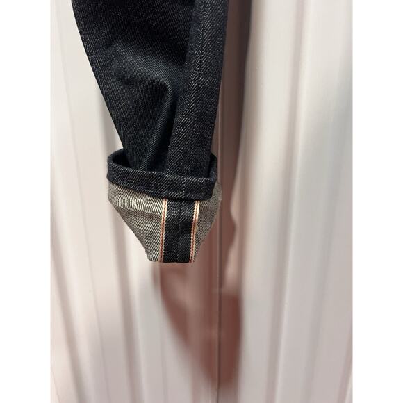 Naked And Famous Mens Selvedge Blue Jeans 28 X 28 Zip Fly - Picture 2 of 13